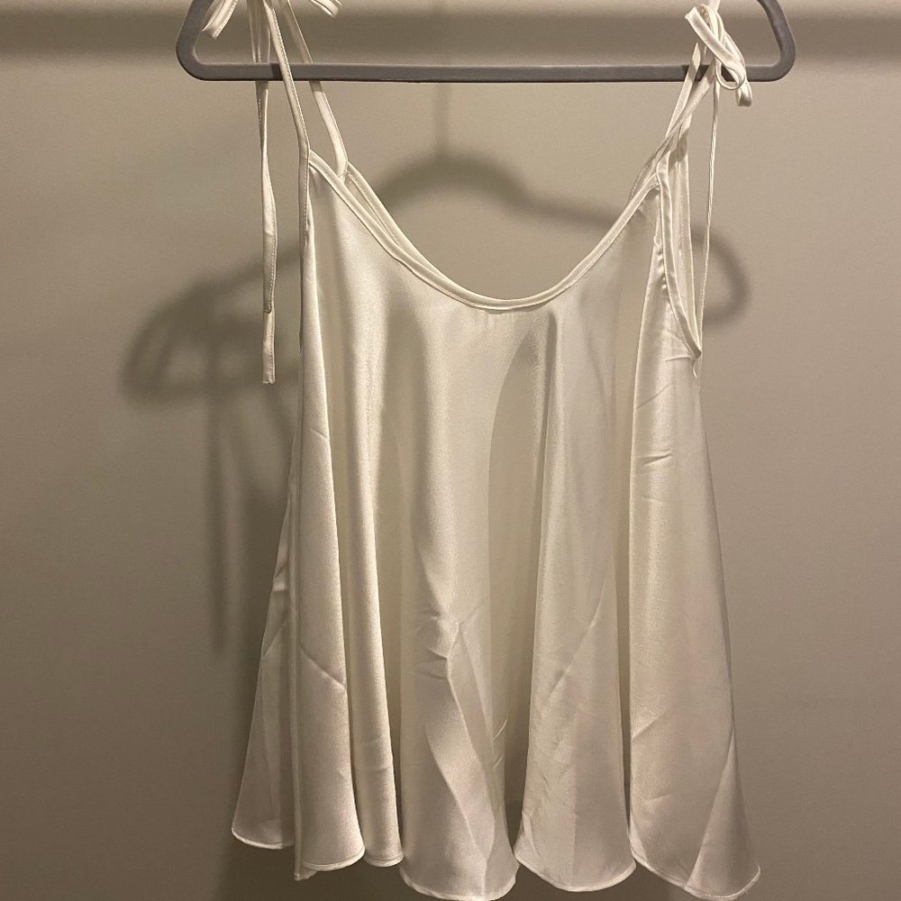 White Satin Cami